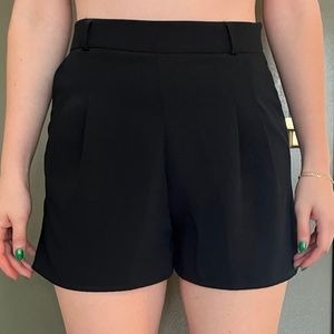 Pleated Mini Short